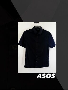 EUC Asos Short Sleeve Button Up Shirt